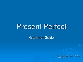 Present Perfect