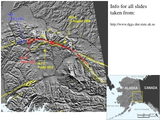 Info for all slides taken from: dggs.dnr.state.ak