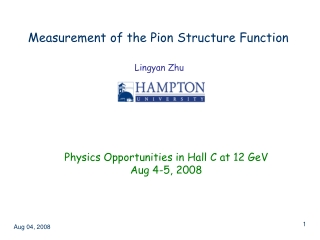 Measurement of the Pion Structure Function