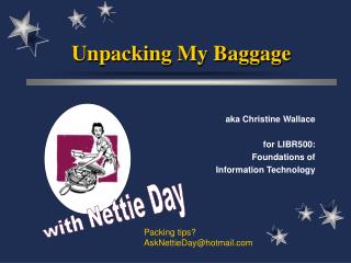 Unpacking My Baggage