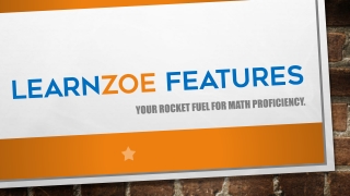 LearnZoe Featurews