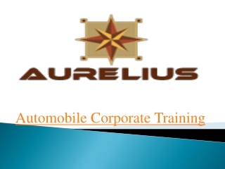 automobile corporate training