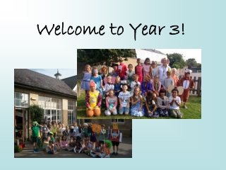 Welcome to Year 3!