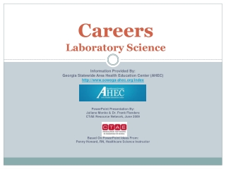 Careers Laboratory Science