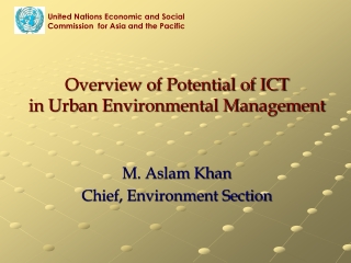 Overview of Potential of ICT in Urban Environmental Management