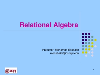 Relational Algebra