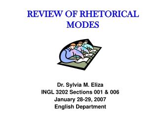 REVIEW OF RHETORICAL MODES