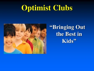 Optimist Clubs