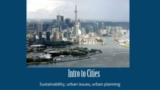 Intro to Cities