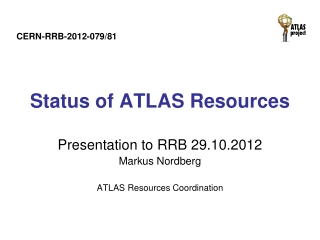 Status of ATLAS Resources