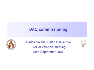 TDAQ commissioning