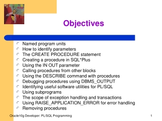 Objectives