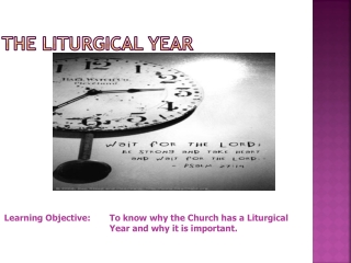 The Liturgical Year