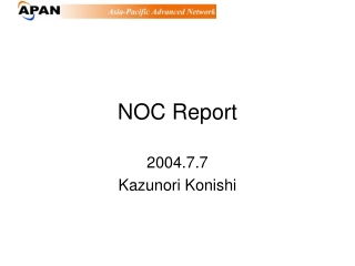 NOC Report