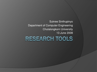 Research tools
