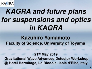 Kazuhiro Yamamoto Faculty of Science, University of Toyama