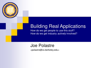 Joe Polastre &lt;polastre@cs.berkeley&gt;