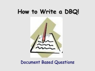 How to Write a DBQ!