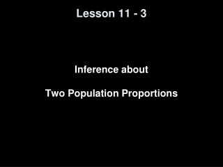 Lesson 11 - 3