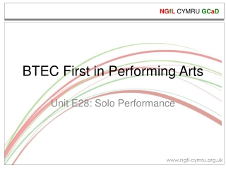 BTEC First in Performing Arts