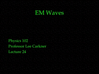 EM Waves