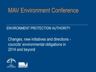 MAV Environment Conference