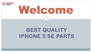 Buy High Quality iPhone 5 SE Parts from Esource Parts