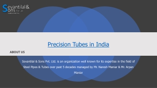 precision steel tubes in india