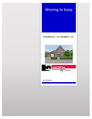 PresentatieBOEKJE Duitsland Schalbruch Im Heidfeld 13