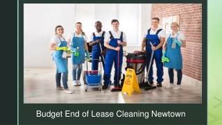 Things to Know About the Best End of Lease Cleaner in Newtown