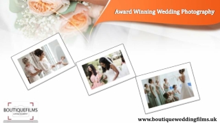 Award Winning Wedding Photography