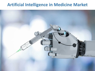 Artificial Intelligence in Medicine Market Optimization to Boost Growth