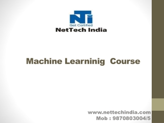Machine Learning Course in Mumbai and Thane