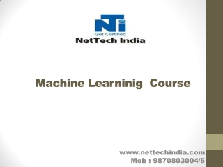 Machine Learning Course in Mumbai and Thane