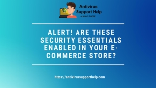 Are These Security Essentials Enabled in Your E-commerce Store?