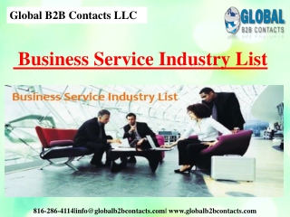 Business Service Industry List