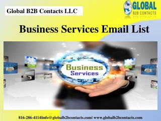 Business Services Email List
