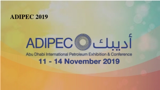 ADIPEC 2019