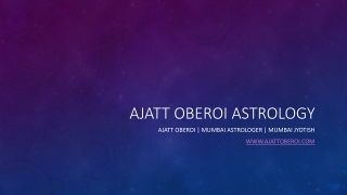Astrology for Wealth and Prosperity by Ajatt Oberoi