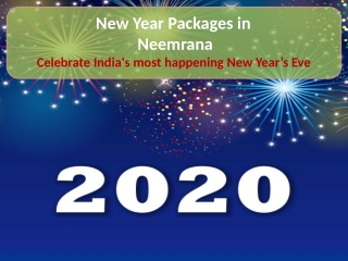 New Year Packages in Neemrana with Rocking New Year Party