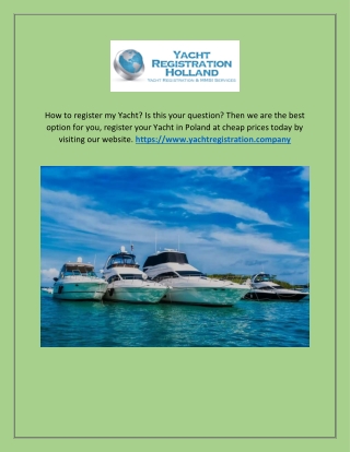 Cheap Yacht Registration - Yachtregistration.company