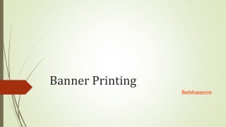 Custom Banner Printing