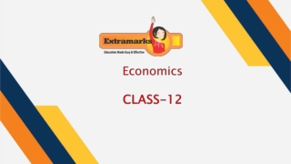 NCERT Class 12 Economics Solutions Available on Extramarks