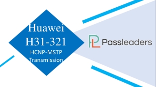 Passleader H31-321 practice test