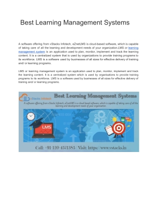 Best Learning Management Systems