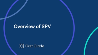 Overview of SPV (Draft)