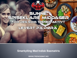 Smørkylling Med Indisk Basmatiris