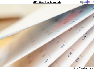 HPV Vaccine Schedule