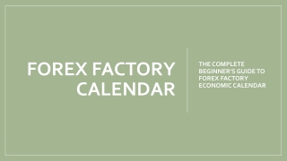 Forex Factory Calendar: Our Forex Economic News Calendar Guide