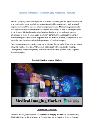 What Are The 5 Main Benefits Of Medical Imaging Market...